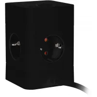 Сетевой удлинитель Buro BU-PTE4.1UC-B 1.5м (4 розетки) черный (пакет ПЭ)