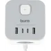Сетевой удлинитель Buro BU-PC3.1UС-W 1.5м (3 розетки) белый (пакет ПЭ)
