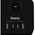 Сетевой удлинитель Buro BU-PC3.1UС-B 1.5м (3 розетки) черный (пакет ПЭ)