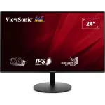Монитор ViewSonic 23.8" VA24E1-H черный IPS LED 5ms 16:9 HDMI матовая 1500:1 250cd 178гр/178гр 1920x1080 120Hz VGA FHD 5.2кг