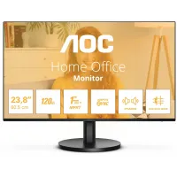 Монитор AOC 23.8" 24B3QA2 черный IPS LED 16:9 HDMI M/M матовая 300cd 178гр/178гр 1920x1080 120Hz VGA DP FHD 2.97кг