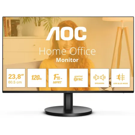 Монитор AOC 23.8" 24B3QA2 черный IPS LED 16:9 HDMI M/M матовая 300cd 178гр/178гр 1920x1080 120Hz VGA DP FHD 2.97кг Монитор AOC 23.8" 24B3QA2 черный IPS LED 16:9 HDMI M/M матовая 300cd 178гр/178гр 1920x1080 120Hz VGA DP FHD 2.97кг