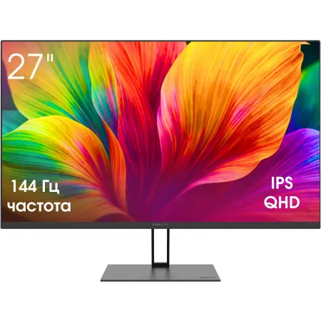 Монитор Digma Pro 27" Motion L черный IPS LED 1ms 16:9 HDMI M/M матовая 350cd 178гр/178гр 2160x1440 144Hz G-Sync FreeSync DP QHD 3.85кг