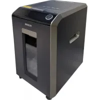 Шредер Office Kit SA200M1,9х10 черный/серый с автоподачей (секр.P-5) фрагменты 220лист. 40лтр. скобы пл.карты