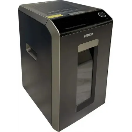 Шредер Office Kit SA200С 3,8x10 черный/серый с автоподачей (секр.P-4) фрагменты 220лист. 40лтр. скобы пл.карты