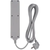 Сетевой фильтр Buro 400SL-3-G 3м (4 розетки) серый (пакет ПЭ) Сетевой фильтр Buro 400SL-3-G 3м (4 розетки) серый (пакет ПЭ)