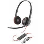 Наушники с микрофоном Poly Blackwire 3220 черный (8X228A6)