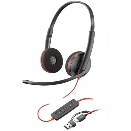 Наушники с микрофоном Poly Blackwire 3220 черный (8X228A6)