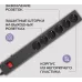 Сетевой фильтр Buro 600SE-16-3-B 3м (6 розеток) черный (коробка)