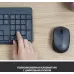 Клавиатура + мышь Logitech MK235 клав:серый мышь:серый/черный USB беспроводная Multimedia (920-007949)