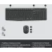 Клавиатура + мышь Logitech MK235 клав:серый мышь:серый/черный USB беспроводная Multimedia (920-007949)