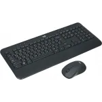 Клавиатура + мышь Logitech MK540 клав:черный мышь:черный USB беспроводная slim Multimedia (920-008686)