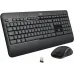 Клавиатура + мышь Logitech MK540 клав:черный мышь:черный USB беспроводная slim Multimedia (920-008686)