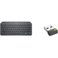 Клавиатура Logitech MX Keys Mini темно-серый USB беспроводная BT/Radio LED (920-010617)