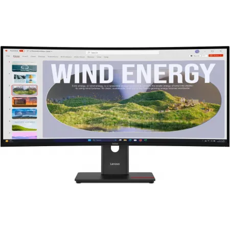 Монитор Lenovo 34" ThinkVision T34WD-40 черный VA LED 4ms 21:9 HDMI матовая HAS Piv 3000:1 300cd 178гр/178гр 3440x1440 120Hz DP QHD USB 9.2кг Монитор Lenovo 34" ThinkVision T34WD-40 черный VA LED 4ms 21:9 HDMI матовая HAS Piv 3000:1 300cd 178гр/178гр 3440x1440 120Hz DP QHD USB 9.2кг