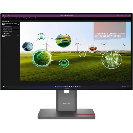 Монитор Lenovo 27" ThinkVision P27Q-40 черный IPS LED 4ms 16:9 HDMI матовая HAS Piv 1500:1 350cd 178гр/178гр 2560x1440 24Hz DP Quad 2K (1440p) USB 6.4кг