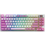 Клавиатура MSI FORGE GK600 механическая белый/фиолетовый USB Multimedia for gamer LED (S11-43RUQ01-HH9)