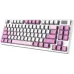 Клавиатура MSI FORGE GK600 механическая белый/фиолетовый USB Multimedia for gamer LED (S11-43RUQ01-HH9)