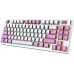 Клавиатура MSI FORGE GK600 механическая белый/фиолетовый USB Multimedia for gamer LED (S11-43RUQ01-HH9)