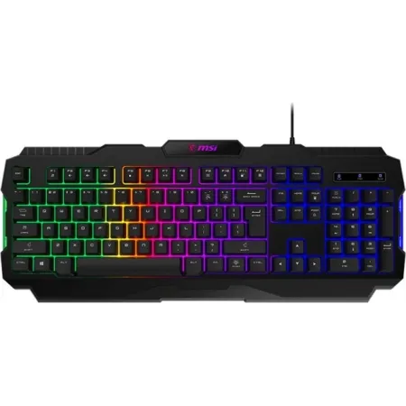 Клавиатура MSI FORGE GK100 RU черный USB for gamer LED (S11-04RU252-HH9)