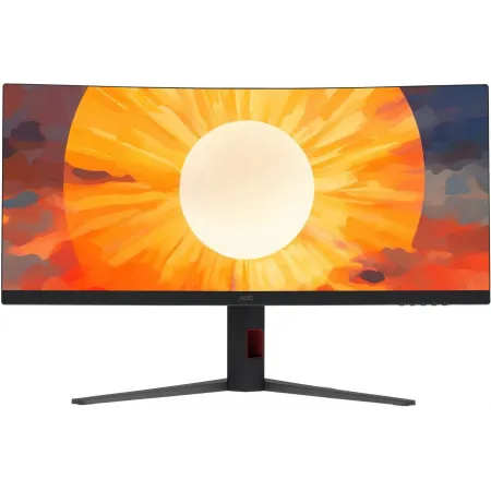 Монитор AOC 34" Gaming CU34G4 черный VA LED 21:9 HDMI матовая HAS Piv 300cd 178гр/178гр 3440x1440 180Hz FreeSync Premium DP UW 8.08кг Монитор AOC 34" Gaming CU34G4 черный VA LED 21:9 HDMI матовая HAS Piv 300cd 178гр/178гр 3440x1440 180Hz FreeSync Premium DP UW 8.08кг