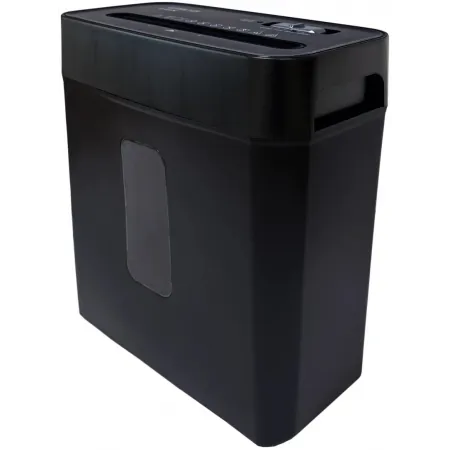 Шредер Office Kit S45N 2x13 черный (секр.P-5) фрагменты 6лист. 14лтр. скобы пл.карты
