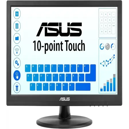 Монитор Asus 15.6" VT169HE черный IPS LED 16:9 HDMI матовая 1000:1 220cd 170гр/170гр 1920x1080 60Hz VGA FHD Touch 1.46кг