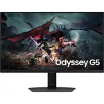Монитор Samsung 27" Odyssey G5 S27DG502EIXCI черный IPS LED 16:9 HDMI полуматовая HAS Piv 1000:1 350cd 178гр/178гр 2560x1440 180Hz FreeSync DP QHD 6.4кг