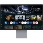 Монитор Samsung 32" Smart Monitor M9 LS32FM902SIXCI графитовый серый OLED LED 16:9 HDMI M/M Cam матовая HAS 250cd 178гр/178гр 3840x2160 165Hz FreeSync Premium Pro DP 4K USB 8.4кг
