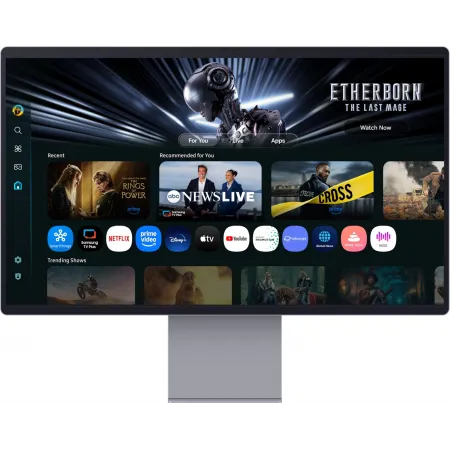 Монитор Samsung 32" Smart Monitor M9 LS32FM902SIXCI графитовый серый OLED LED 16:9 HDMI M/M Cam матовая HAS 250cd 178гр/178гр 3840x2160 165Hz FreeSync Premium Pro DP 4K USB 8.4кг