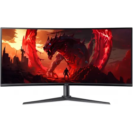 Монитор Acer 34" Nitro XZ340CUJ0bmiiphx черный VA LED 1ms 21:9 HDMI M/M матовая HAS 250cd 178гр/178гр 3440x1440 120Hz FreeSync DP 2K 6.9кг