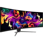 Монитор MSI 49" MPG 491CQPX QD-OLED черный QD OLED LED 32:9 HDMI матовая HAS Piv 250cd 178гр/178гр 5120x1440 240Hz DP DQ USB 10.6кг