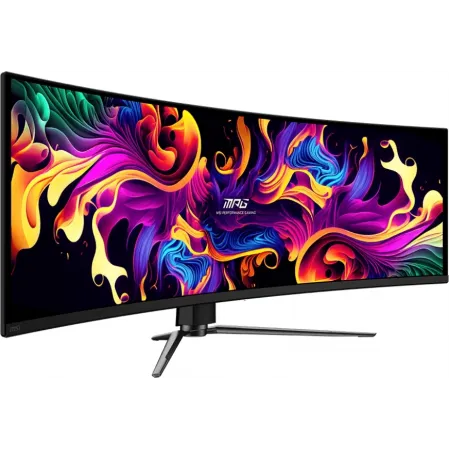 Монитор MSI 49" MPG 491CQPX QD-OLED черный QD OLED LED 32:9 HDMI матовая HAS Piv 250cd 178гр/178гр 5120x1440 240Hz DP DQ USB 10.6кг