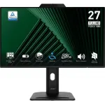 Монитор MSI 27" Pro MP272PMG черный IPS LED 16:9 HDMI M/M Cam матовая HAS Piv 300cd 178гр/178гр 1920x1080 120Hz VGA DP FHD USB 3.9кг