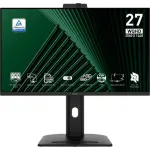 Монитор MSI 27" Pro MP275QPDG черный IPS LED 16:9 HDMI M/M Cam матовая HAS Piv 250cd 178гр/178гр 2560x1440 100Hz DP Quad HD 2K (1440p) USB 7.05кг