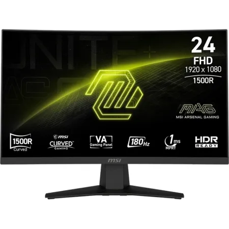 Монитор MSI 23.6" Mag 244C черный VA LED 16:9 HDMI матовая 250cd 178гр/178гр 1920x1080 180Hz DP FHD USB 3.5кг