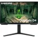 Монитор Samsung 25" Odyssey G4 S25BG400EUXEN черный IPS LED 16:9 HDMI полуматовая HAS Piv 400cd 178гр/178гр 1920x1080 240Hz G-Sync FreeSync Premium DP FHD 4.5кг