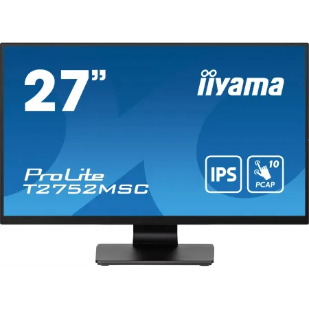 Монитор Iiyama 27" ProLite T2752MSC-B1 черный IPS LED 16:9 HDMI M/M глянцевая 1000:1 400cd 178гр/178гр 1920x1080 60Hz DP FHD USB Touch 6.7кг Монитор Iiyama 27" ProLite T2752MSC-B1 черный IPS LED 16:9 HDMI M/M глянцевая 1000:1 400cd 178гр/178гр 1920x1080 60Hz DP FHD USB Touch 6.7кг