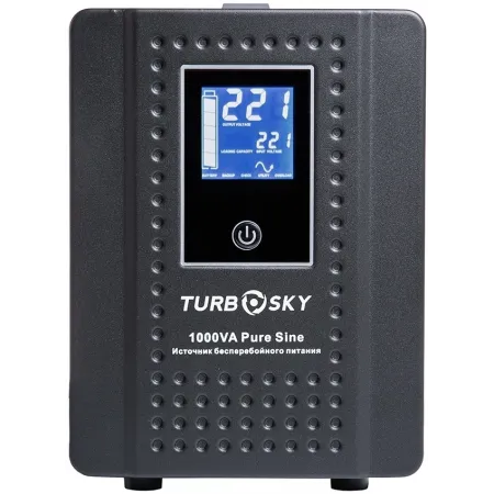 Источник бесперебойного питания Turbosky 1000vaPS 600Вт 1000ВА черный
