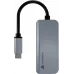 Разветвитель USB-C Lyambda LC105 2порт. серый Разветвитель USB-C Lyambda LC105 2порт. серый