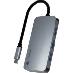 Разветвитель USB-C Lyambda LC118 5порт. серый