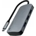Разветвитель USB-C Lyambda LC118 5порт. серый