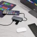 Разветвитель USB-C Lyambda LC118 5порт. серый