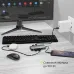 Разветвитель USB-C Lyambda LC118 5порт. серый