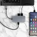 Разветвитель USB-C Lyambda LC118 5порт. серый