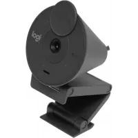 Камера Web Logitech HD Webcam Brio 300 черный 2Mpix (1920x1080) USB Type-C с микрофоном (960-001438)