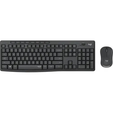 Клавиатура + мышь Logitech MK295 клав:черный мышь:черный USB беспроводная Multimedia (920-009813)