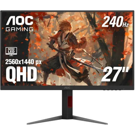Монитор AOC 27" Q27G4ZMN черный VA LED 16:9 HDMI матовая HAS Piv 5000:1 450cd 178гр/178гр 2560x1440 240Hz DP Quad 2K (1440p) 7.05кг