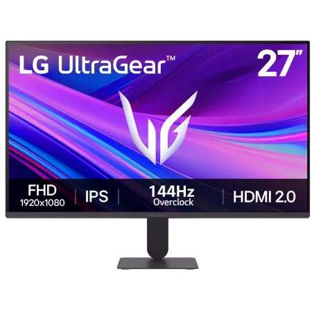 Монитор LG 27" UltraGear 27G411A-B черный IPS LED 16:9 HDMI матовая 1500:1 250cd 178гр/178гр 1920x1080 144Hz G-Sync FreeSync DP FHD 3.8кг Монитор LG 27" UltraGear 27G411A-B черный IPS LED 16:9 HDMI матовая 1500:1 250cd 178гр/178гр 1920x1080 144Hz G-Sync FreeSync DP FHD 3.8кг