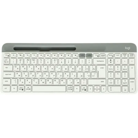Клавиатура Logitech K580 белый/серебристый USB беспроводная BT/Radio slim Multimedia (920-009209) Клавиатура Logitech K580 белый/серебристый USB беспроводная BT/Radio slim Multimedia (920-009209)